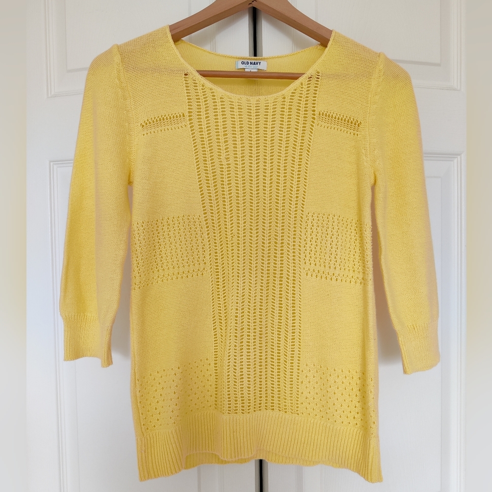 Yellow Knit Sweater